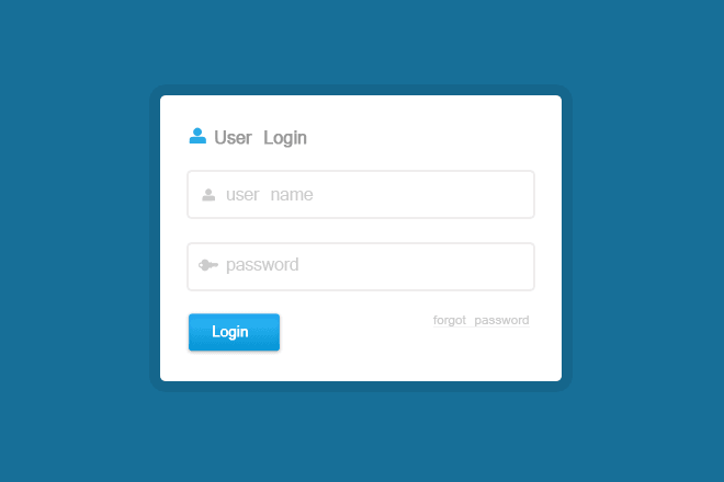 Login Page Design