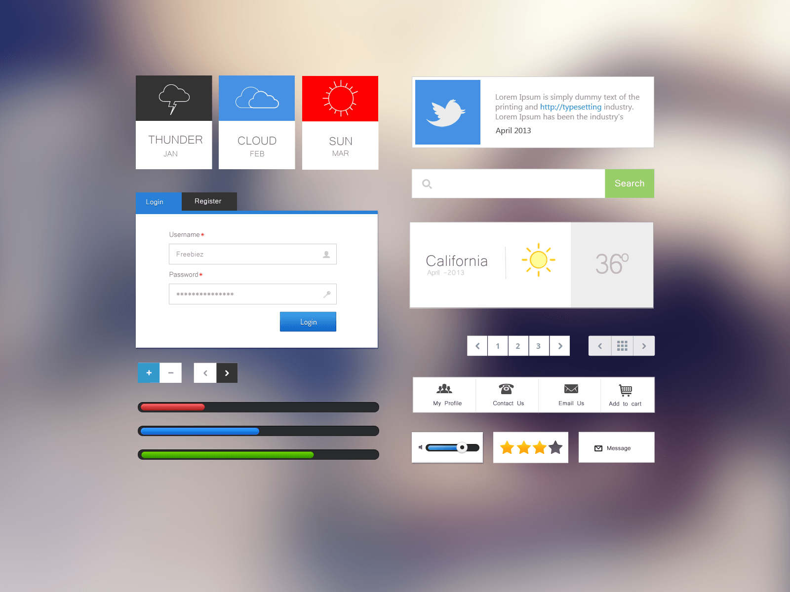 UI Design Kit 1